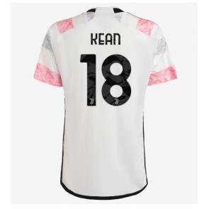 Juventus Moise Kean #18 Koszulka Wyjazdowych 2023-24 Krótki Rękaw